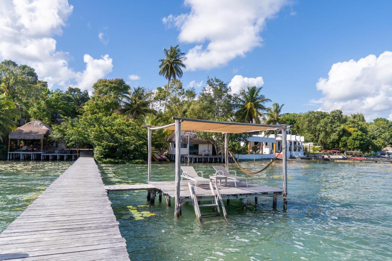Exclusive Palafito @ Bacalar Lagoon Front Exteriör bild