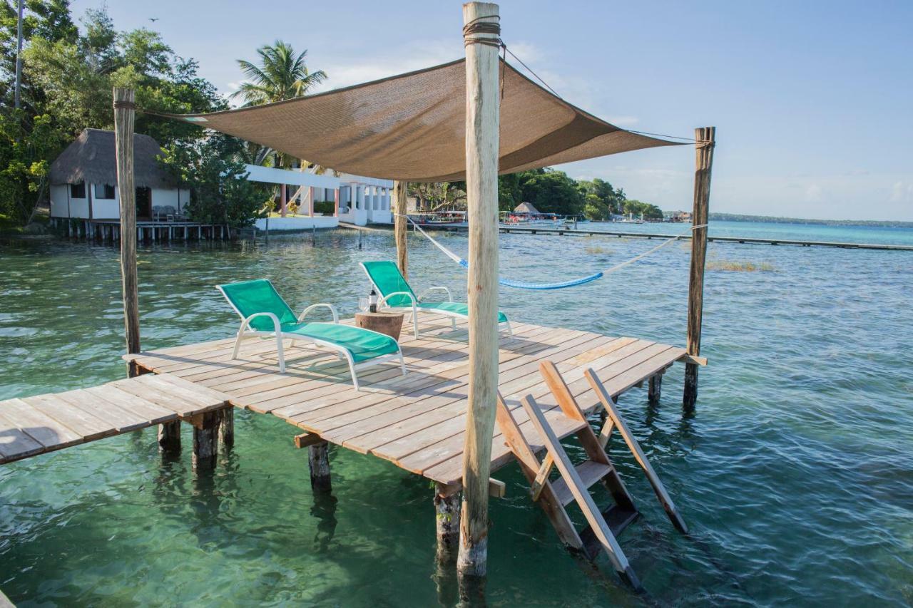 Exclusive Palafito @ Bacalar Lagoon Front Exteriör bild